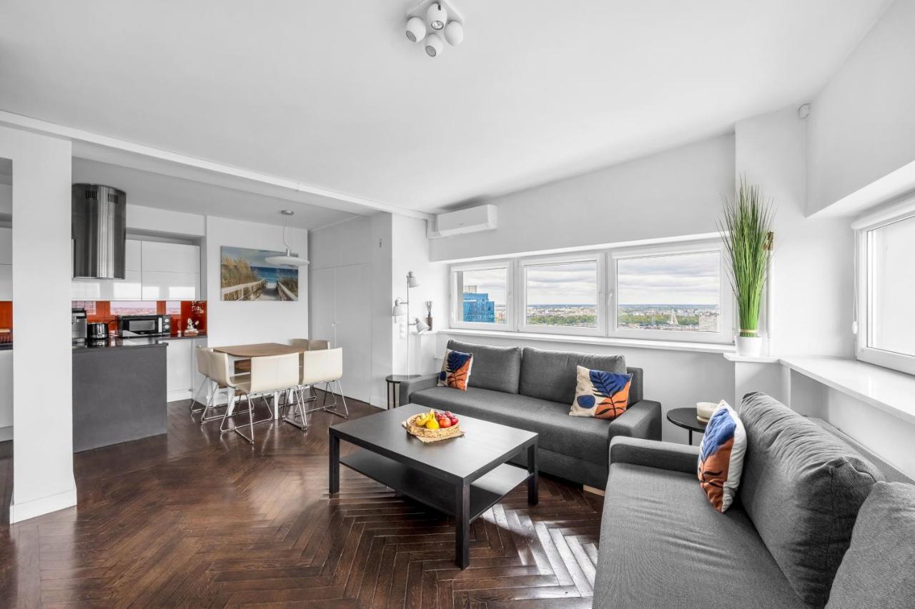 23Rd Floor 3Br Apt With Views Of Варшава Екстериор снимка