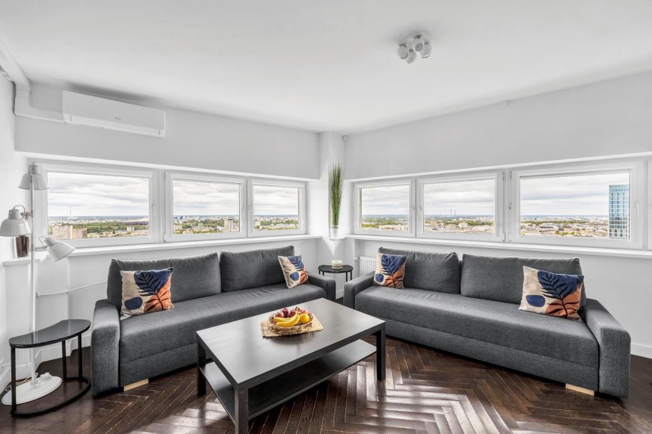 23Rd Floor 3Br Apt With Views Of Варшава Екстериор снимка